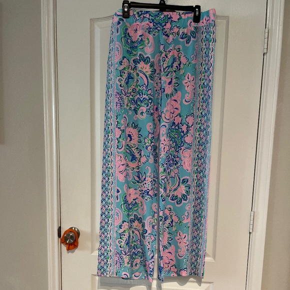 NWT Lilly Pulitzer Bar Harbor Palazzo Pants - Picture 1 of 4